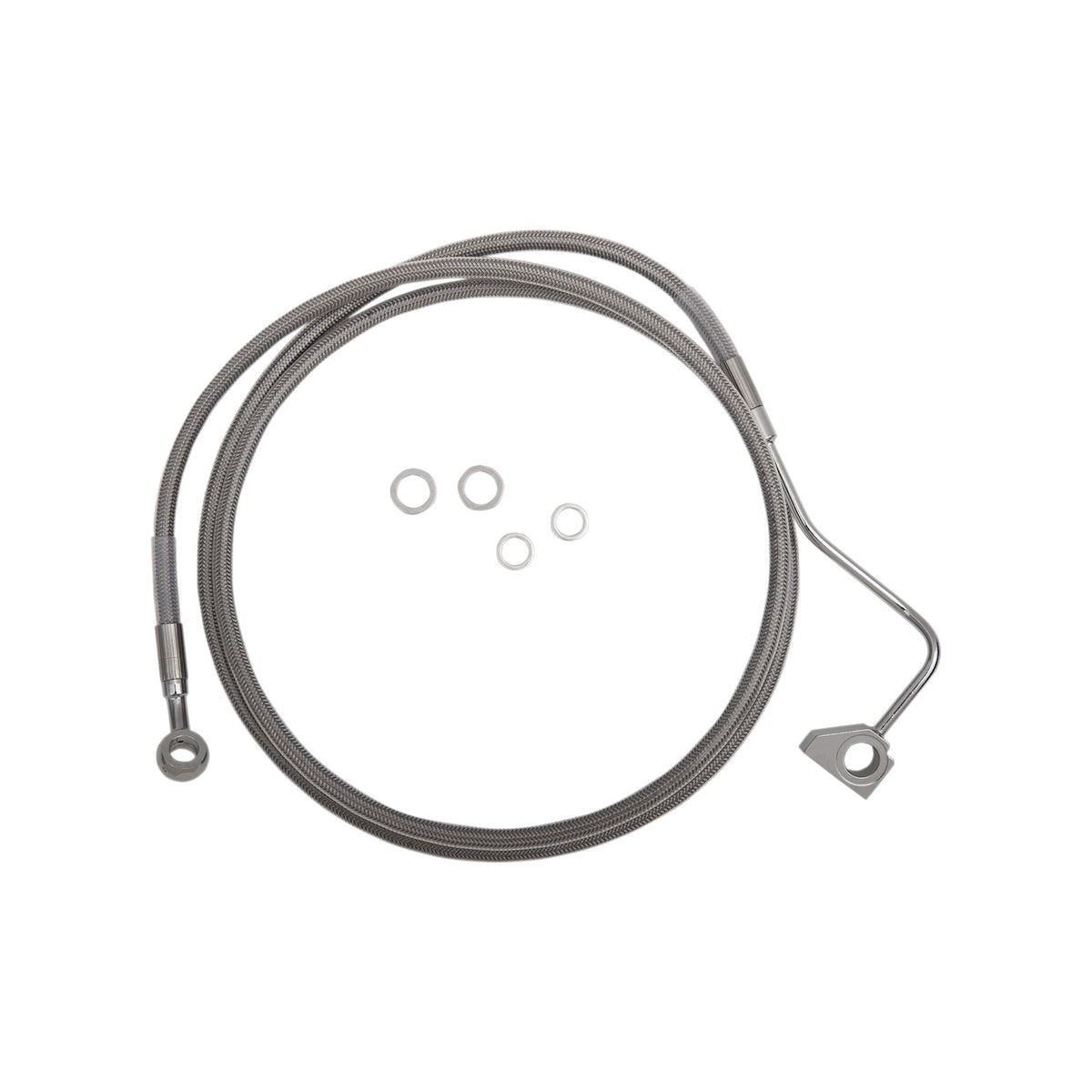 DRAG SPECIALTIES - BRAKE LINE - +6" - STAINLESS STEEL - ABS
