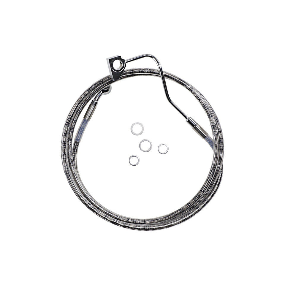 DRAG SPECIALTIES - BRAKE LINE - +6" - STAINLESS STEEL - ABS