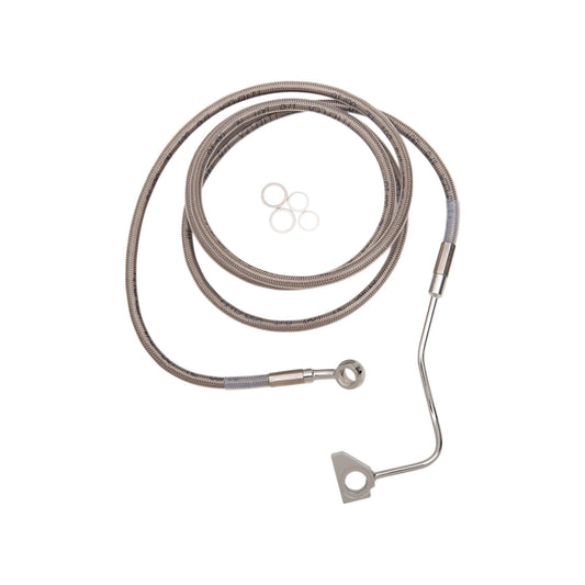 DRAG SPECIALTIES - BRAKE LINE - +8" - STAINLESS STEEL - ABS