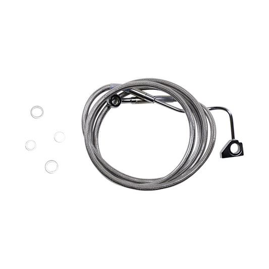 DRAG SPECIALTIES - BRAKE LINE - +10" - STAINLESS STEEL - ABS