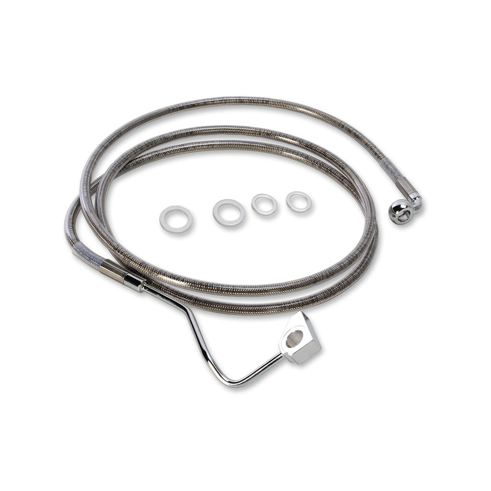 DRAG SPECIALTIES - BRAKE LINE - FRONT - +4" - STAINLESS STEEL
