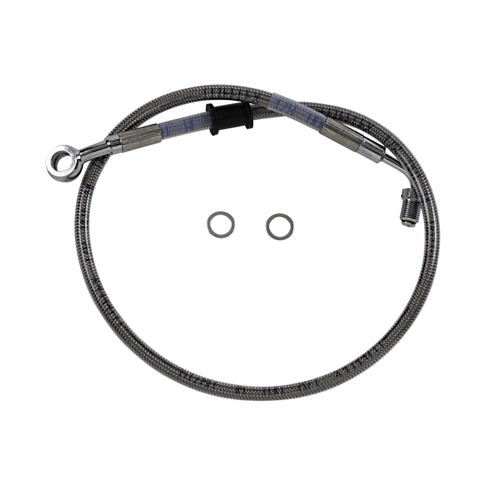 DRAG SPECIALTIES - BRAKE LINE - FRONT (UPPER) - STAINLESS STEEL