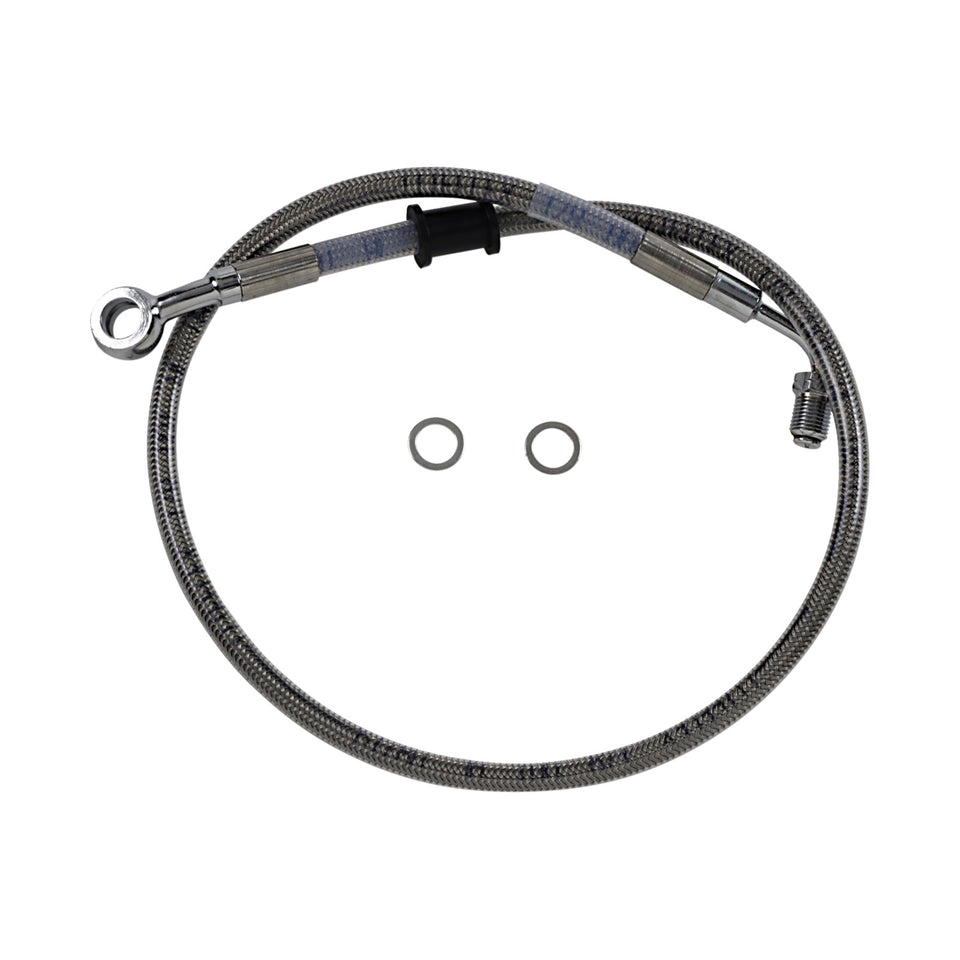 DRAG SPECIALTIES - BRAKE LINE - FRONT (UPPER) - STAINLESS STEEL