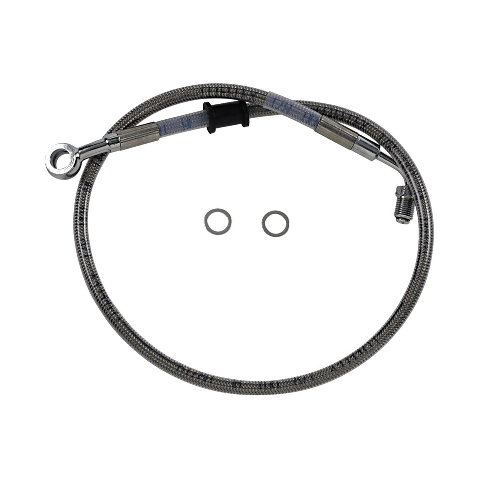 DRAG SPECIALTIES - BRAKE LINE - FRONT (UPPER) - STAINLESS STEEL