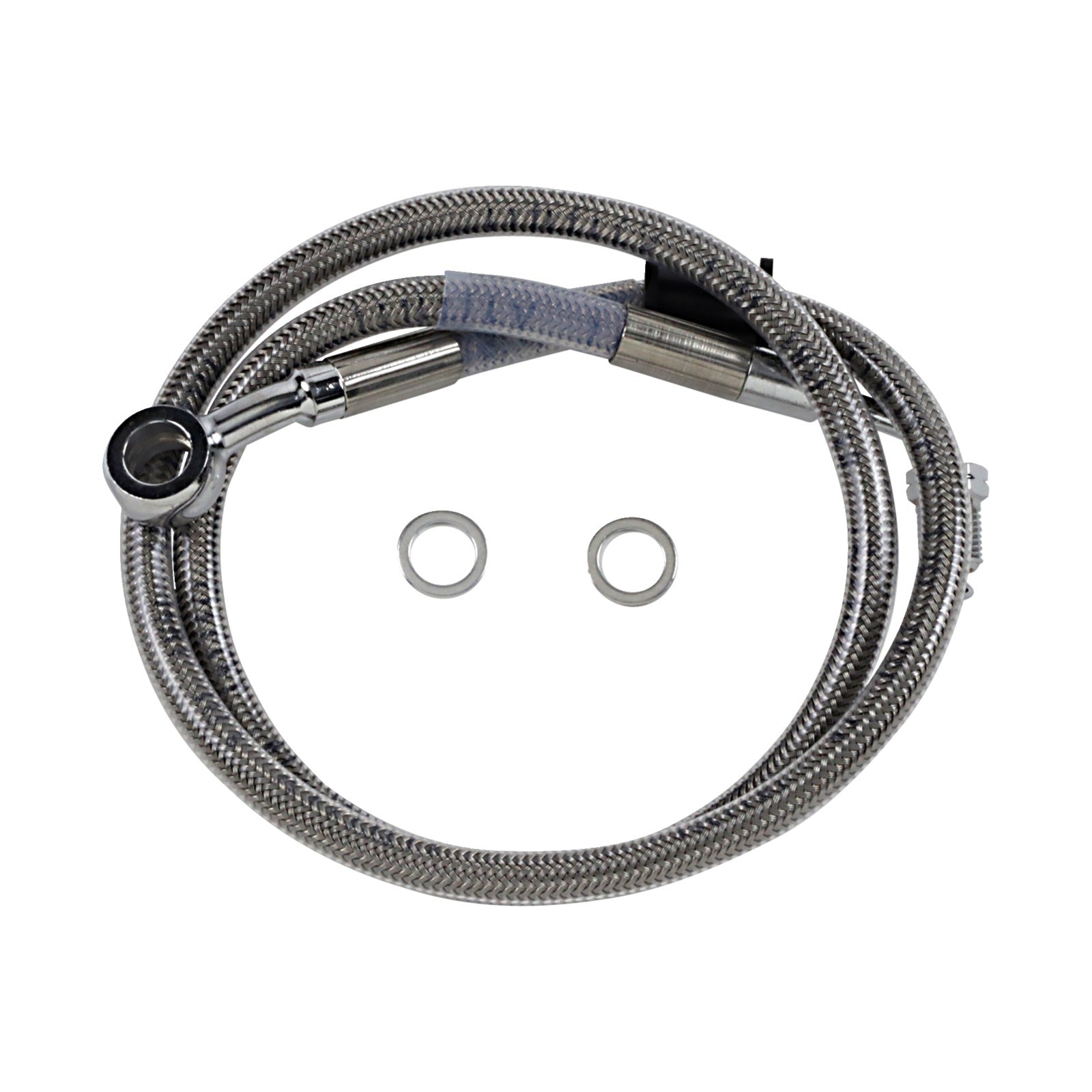 DRAG SPECIALTIES - BRAKE LINE - +4" - STAINLESS STEEL - '18-'23 SOFTAIL