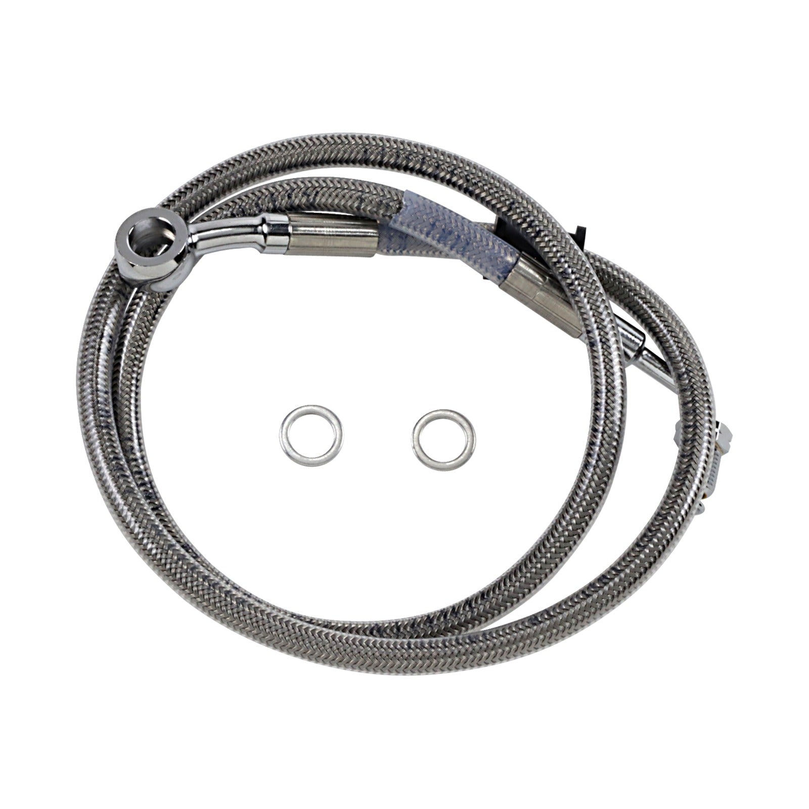 DRAG SPECIALTIES - BRAKE LINE - +6" - STAINLESS STEEL - '18-'23 SOFTAIL