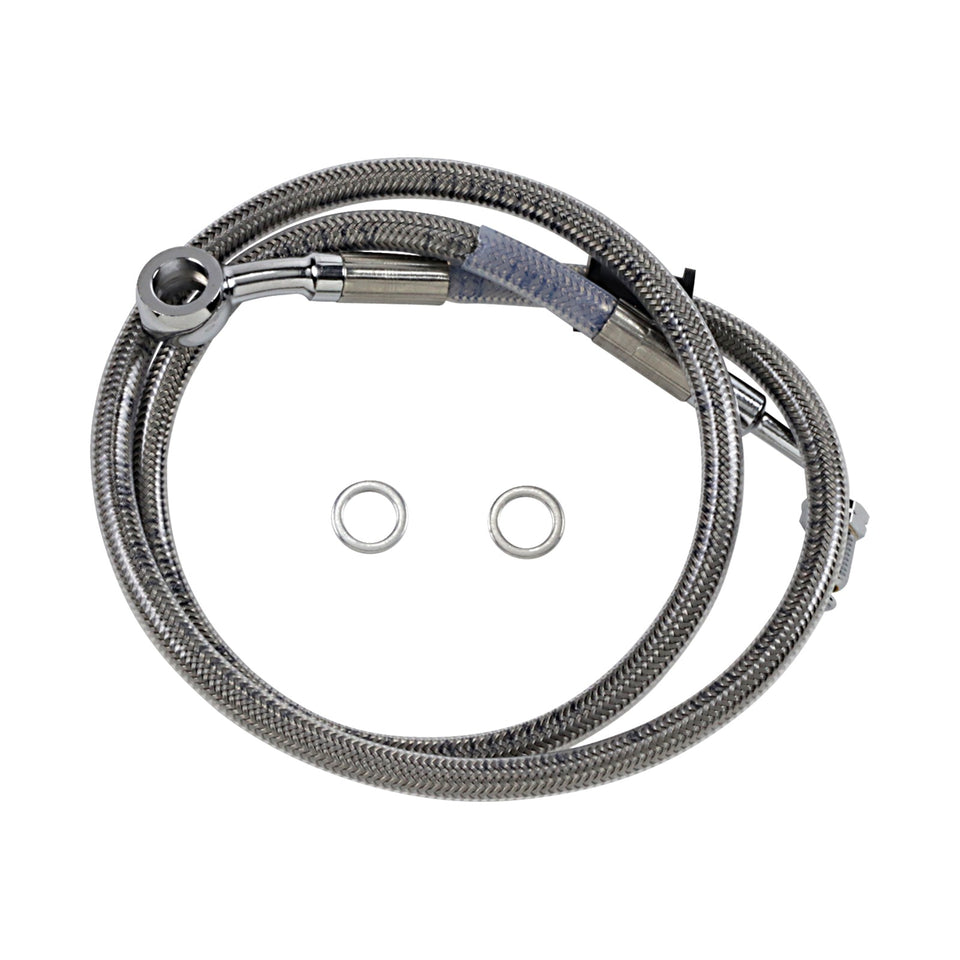 DRAG SPECIALTIES - BRAKE LINE - +6" - STAINLESS STEEL - '18-'23 SOFTAIL