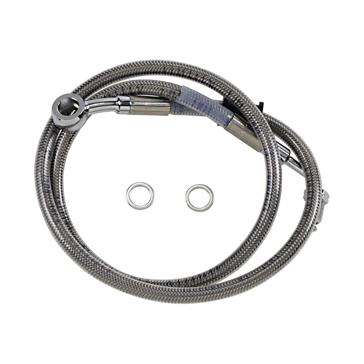 DRAG SPECIALTIES - BRAKE LINE - +6" - STAINLESS STEEL - '18-'23 SOFTAIL
