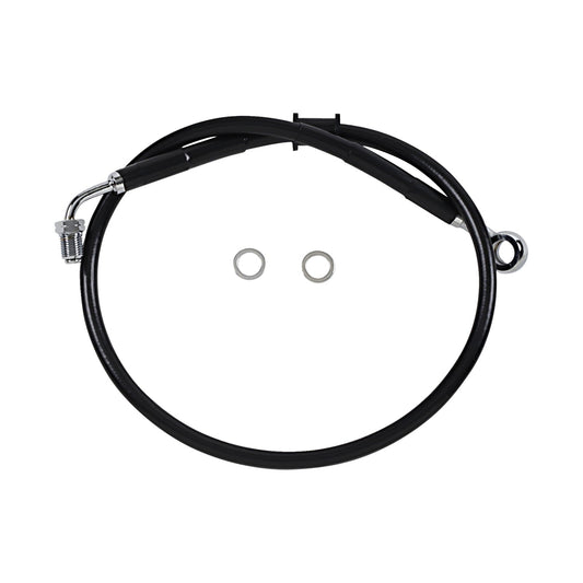 DRAG SPECIALTIES - BRAKE LINE - FRONT (UPPER) - BLACK