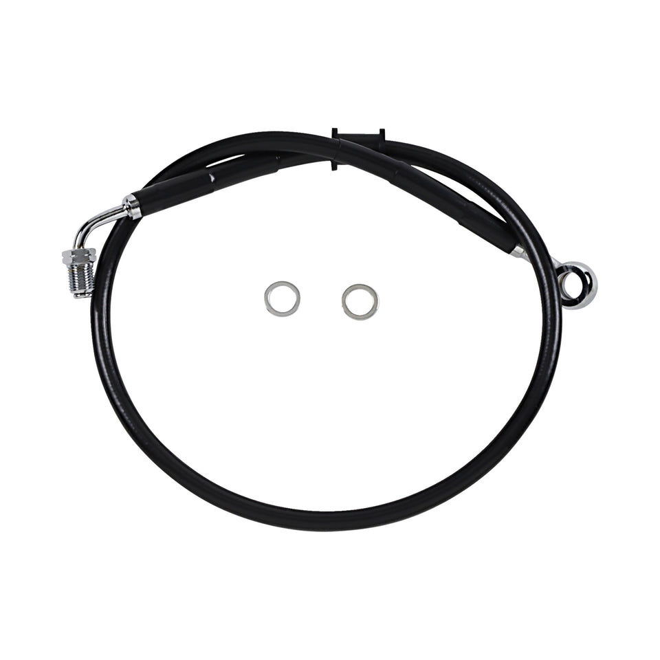 DRAG SPECIALTIES - BRAKE LINE - FRONT (UPPER) - BLACK