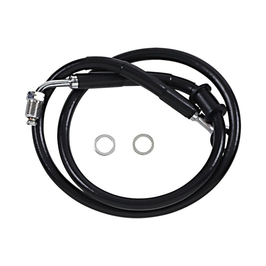 DRAG SPECIALTIES - BRAKE LINE - +4" - BLACK - '18-'24 SOFTAIL