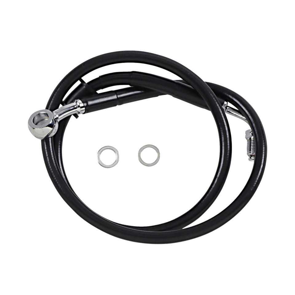 DRAG SPECIALTIES - BRAKE LINE - +6" - BLACK - '18-'24 SOFTAIL