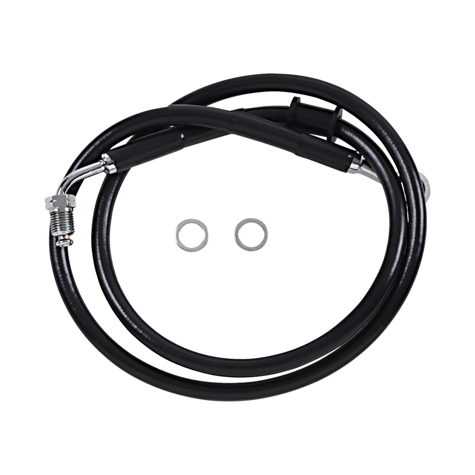 DRAG SPECIALTIES - BRAKE LINE - +10" - BLACK - '18-'24 SOFTAIL
