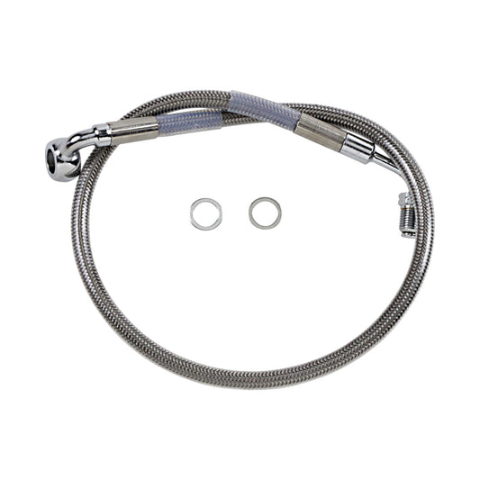 DRAG SPECIALTIES - BRAKE LINE - FRONT (UPPER) - STAINLESS STEEL