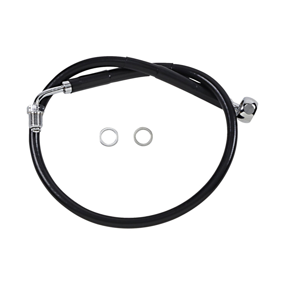 DRAG SPECIALTIES - BRAKE LINE - FRONT (UPPER) - BLACK