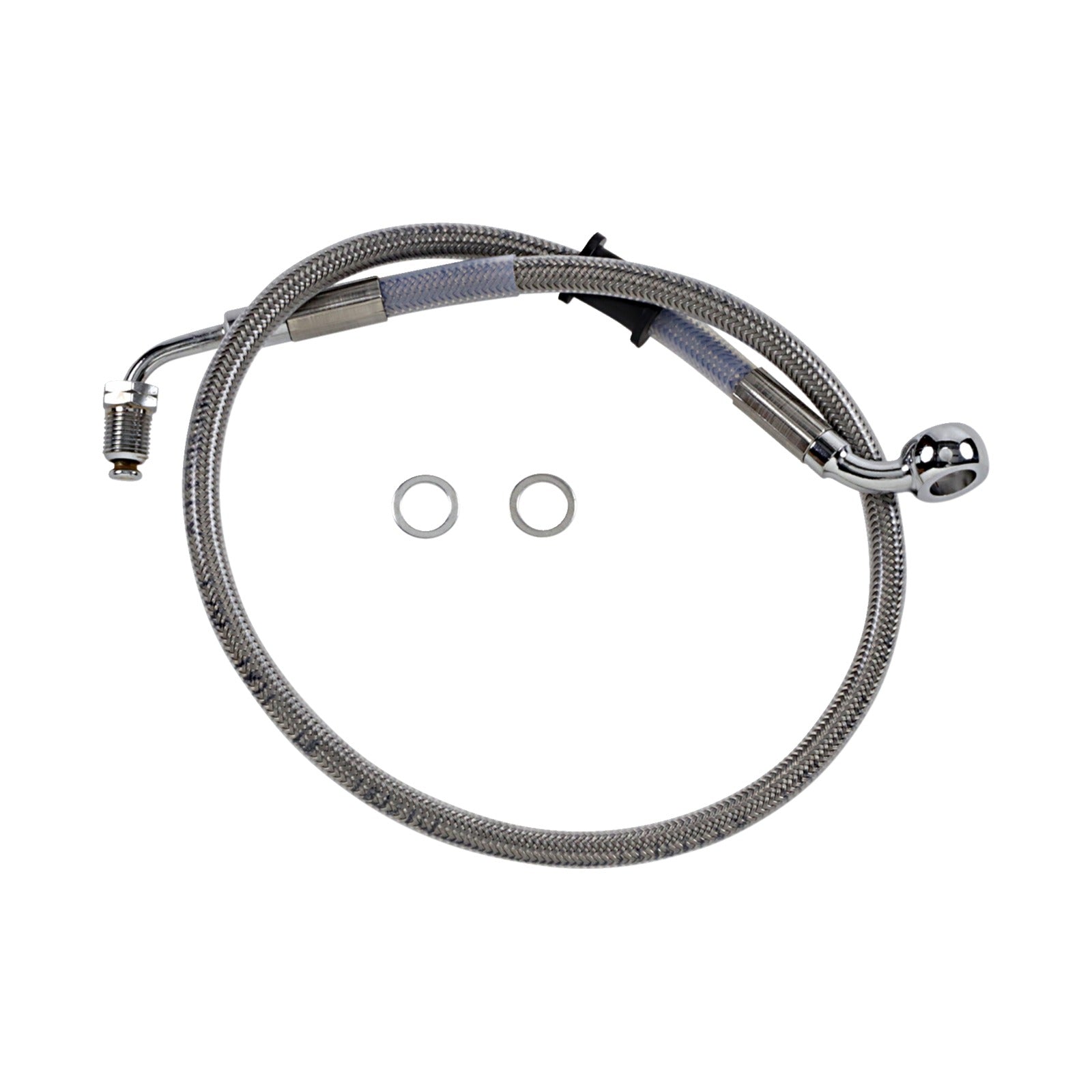DRAG SPECIALTIES - BRAKE LINE - FRONT (UPPER) - STAINLESS STEEL