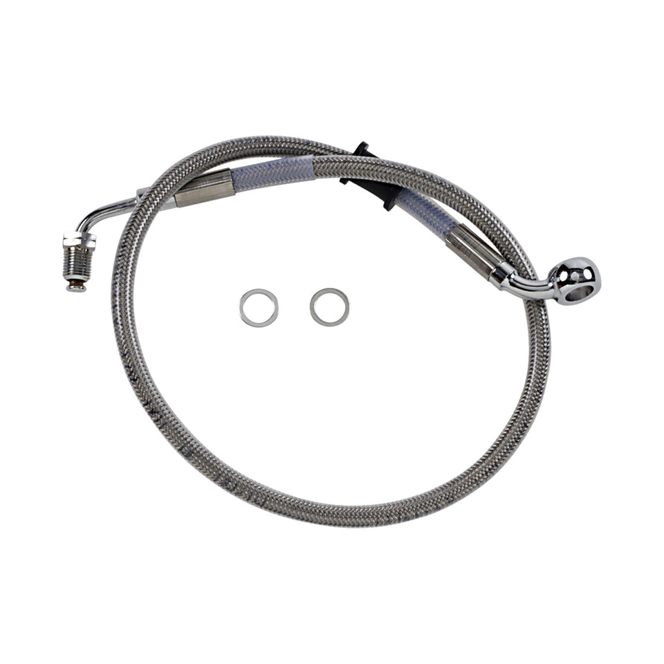 DRAG SPECIALTIES - BRAKE LINE - FRONT (UPPER) - STAINLESS STEEL