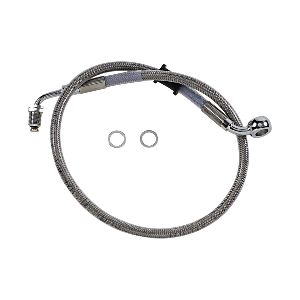 DRAG SPECIALTIES - BRAKE LINE - FRONT (UPPER) - STAINLESS STEEL