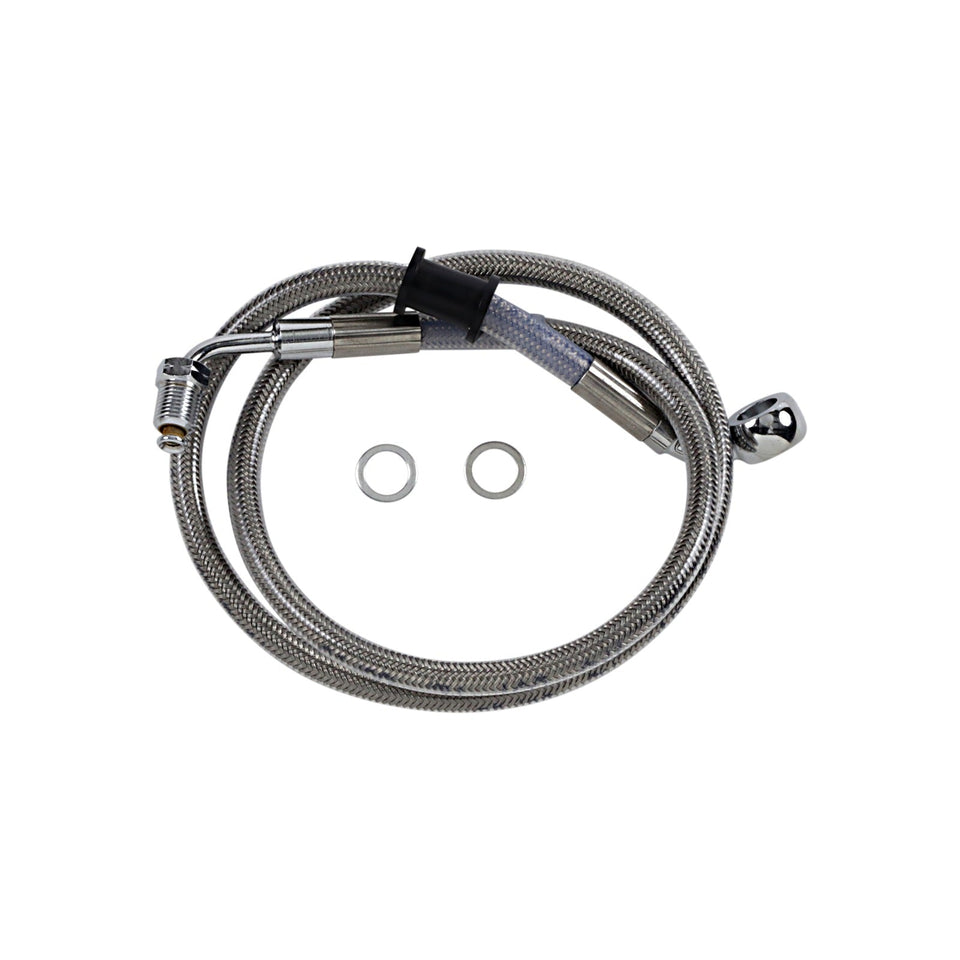 DRAG SPECIALTIES - BRAKE LINE - +8" - STAINLESS STEEL - '18-'21 SOFTAIL