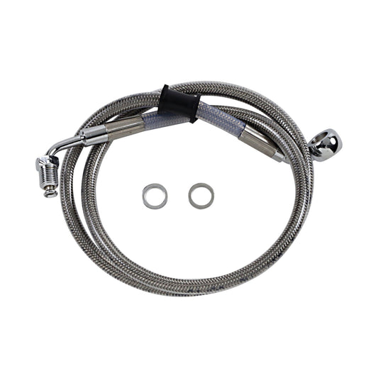 DRAG SPECIALTIES - BRAKE LINE - +10" - STAINLESS STEEL - '18-'21 SOFTAIL