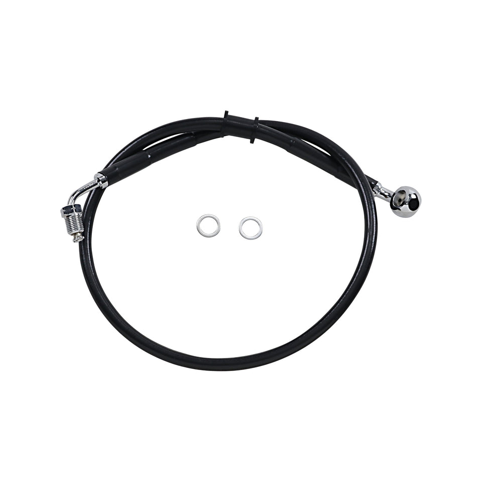 DRAG SPECIALTIES - BRAKE LINE - +4" - BLACK - '18-'21 SOFTAIL