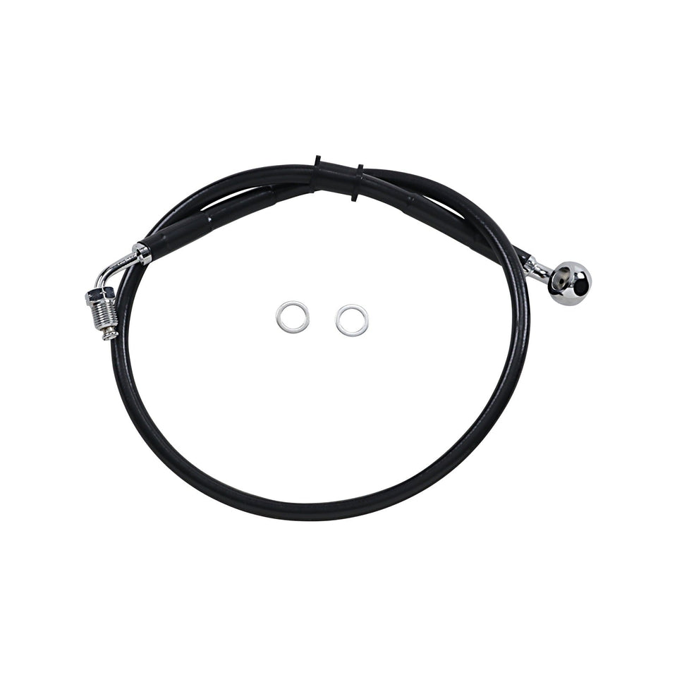 DRAG SPECIALTIES - BRAKE LINE - +4" - BLACK - '18-'21 SOFTAIL