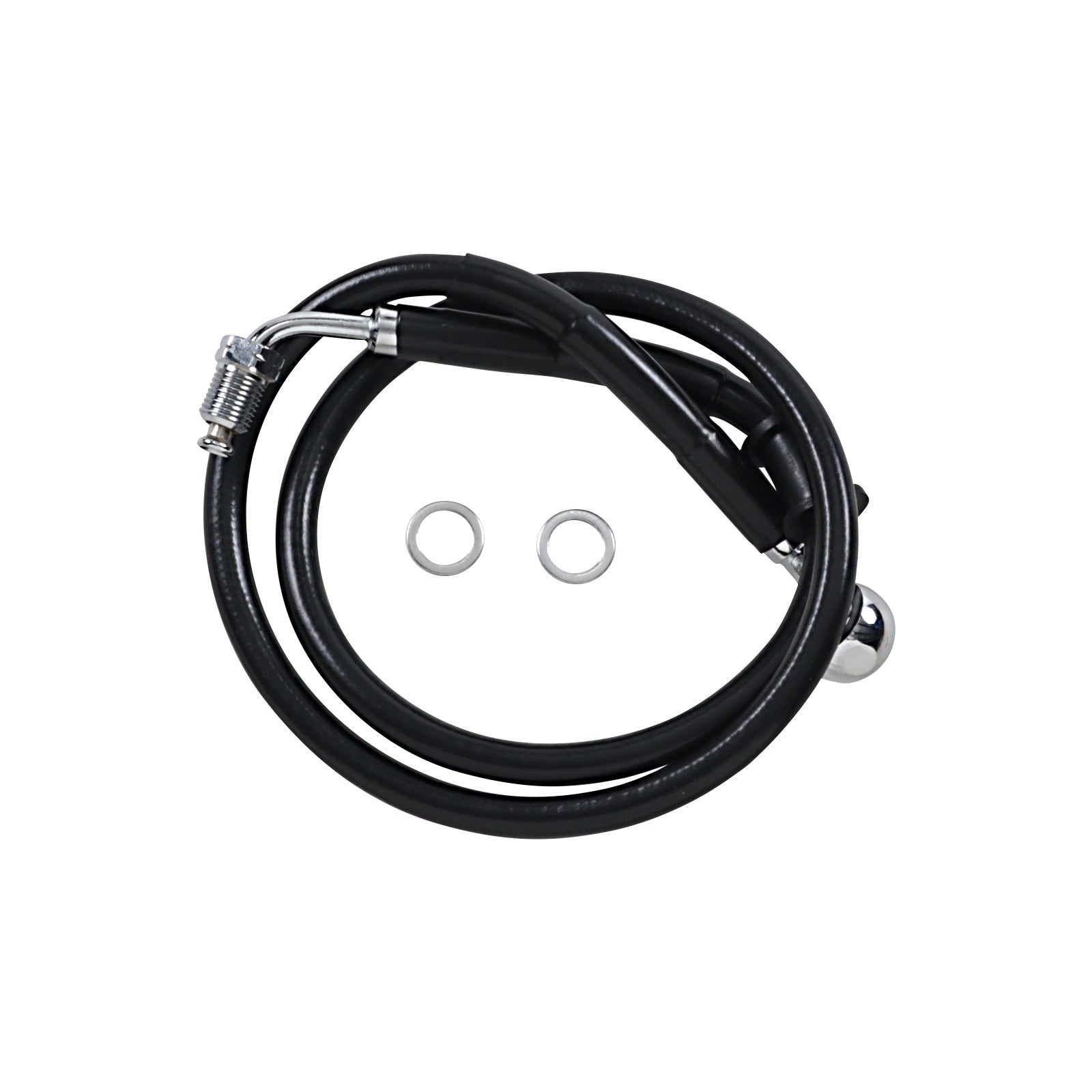 DRAG SPECIALTIES - BRAKE LINE - +6" - BLACK - '18-'21 SOFTAIL