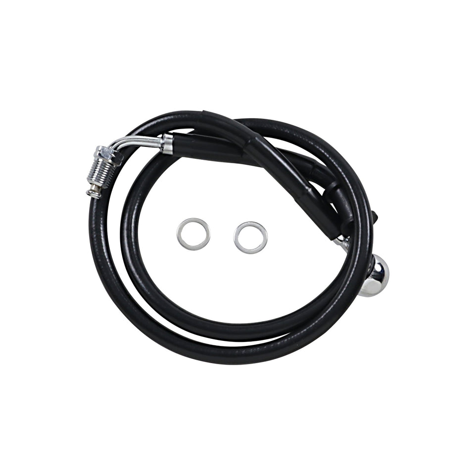 DRAG SPECIALTIES - BRAKE LINE - +6" - BLACK - '18-'21 SOFTAIL