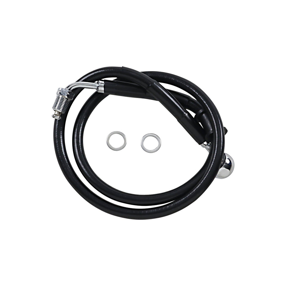 DRAG SPECIALTIES - BRAKE LINE - +6" - BLACK - '18-'21 SOFTAIL