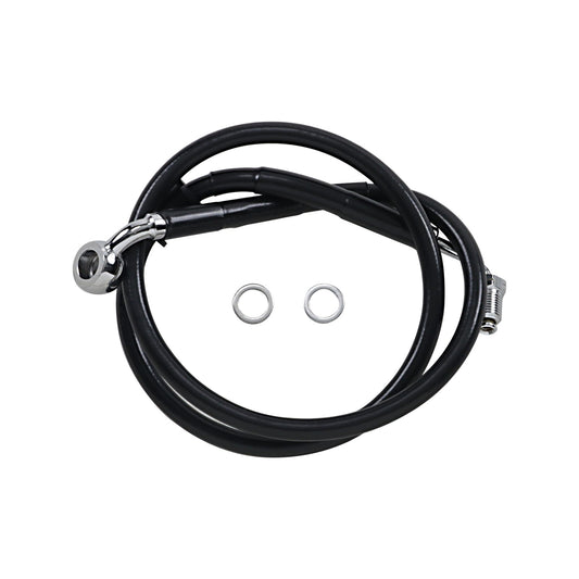 DRAG SPECIALTIES - BRAKE LINE - +8" - BLACK - '18-'21 SOFTAIL