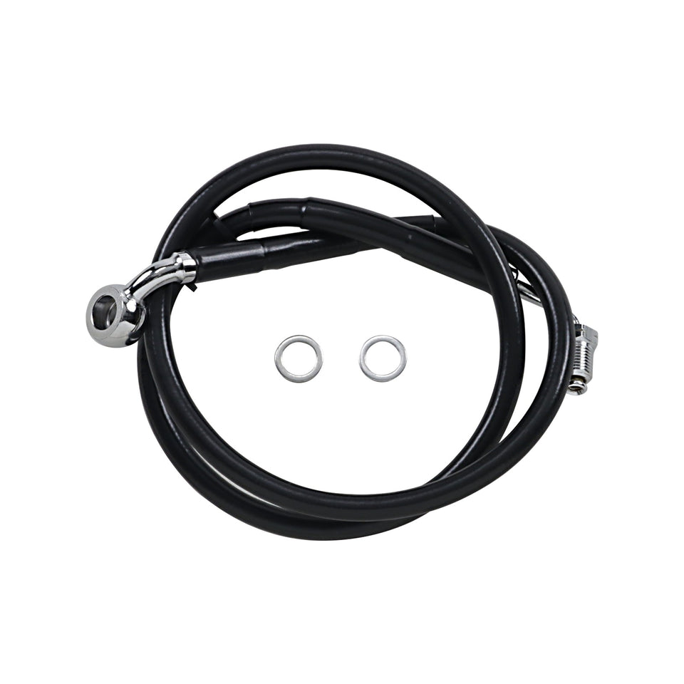 DRAG SPECIALTIES - BRAKE LINE - +8" - BLACK - '18-'21 SOFTAIL