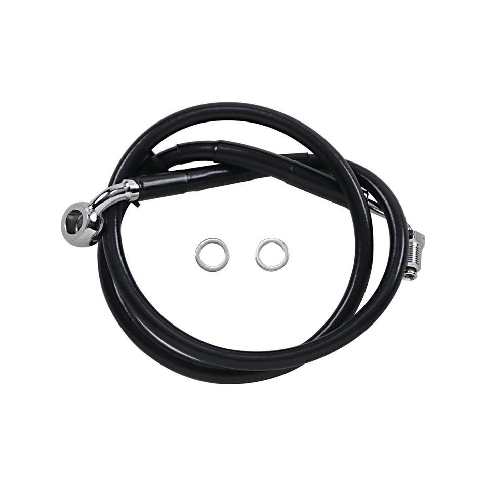DRAG SPECIALTIES - BRAKE LINE - +8" - BLACK - '18-'21 SOFTAIL