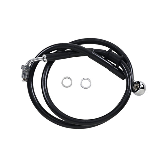 DRAG SPECIALTIES - BRAKE LINE - +10" - BLACK - '18-'21 SOFTAIL