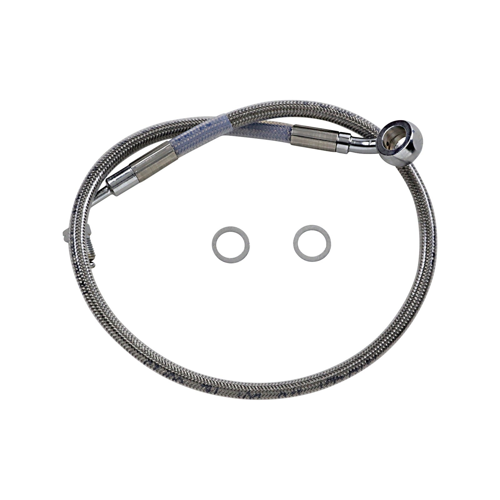 DRAG SPECIALTIES - BRAKE LINE - +2" - STAINLESS STEEL - '18-'23 SOFTAIL