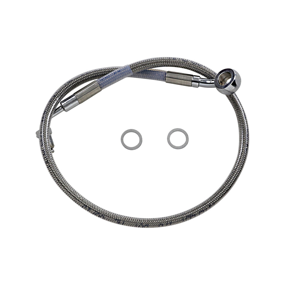 DRAG SPECIALTIES - BRAKE LINE - +2" - STAINLESS STEEL - '18-'23 SOFTAIL