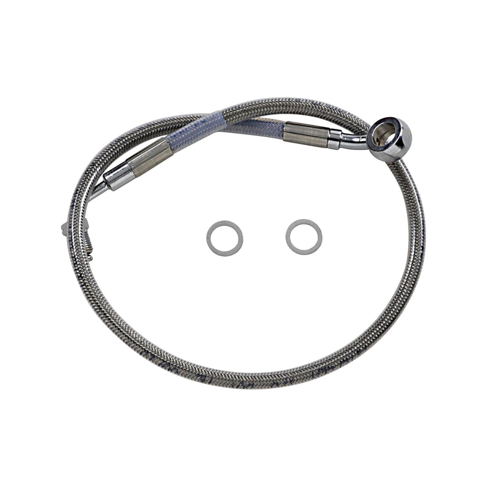 DRAG SPECIALTIES - BRAKE LINE - +2" - STAINLESS STEEL - '18-'23 SOFTAIL