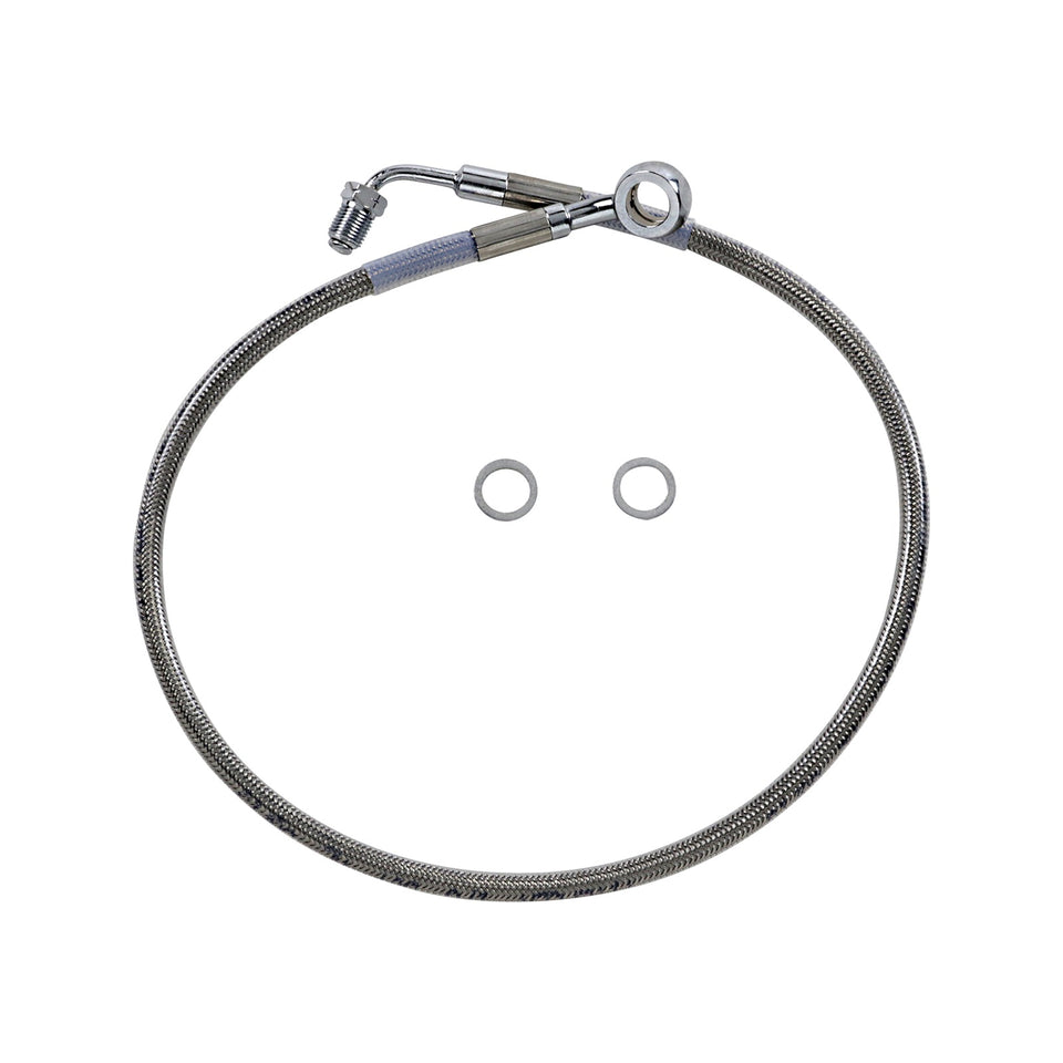 DRAG SPECIALTIES - BRAKE LINE - +4" - STAINLESS STEEL - '18-'23 SOFTAIL