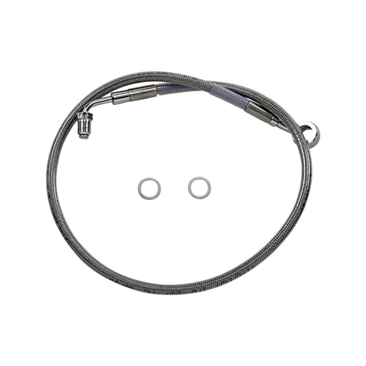 DRAG SPECIALTIES - BRAKE LINE - +6" - STAINLESS STEEL - '18-'23 SOFTAIL
