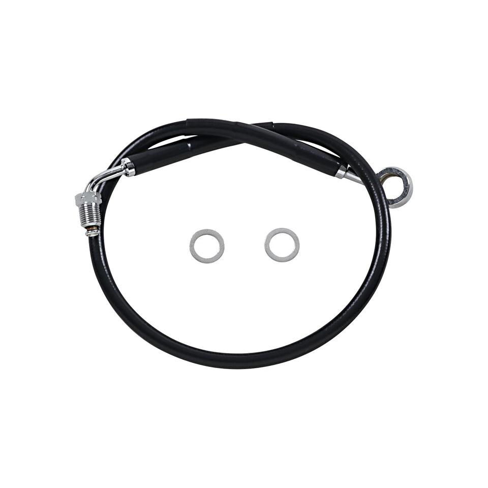 DRAG SPECIALTIES - BRAKE LINE - FRONT (UPPER) - BLACK