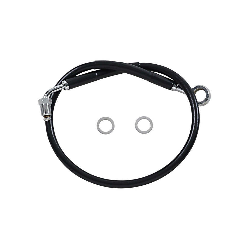 DRAG SPECIALTIES - BRAKE LINE - FRONT (UPPER) - BLACK