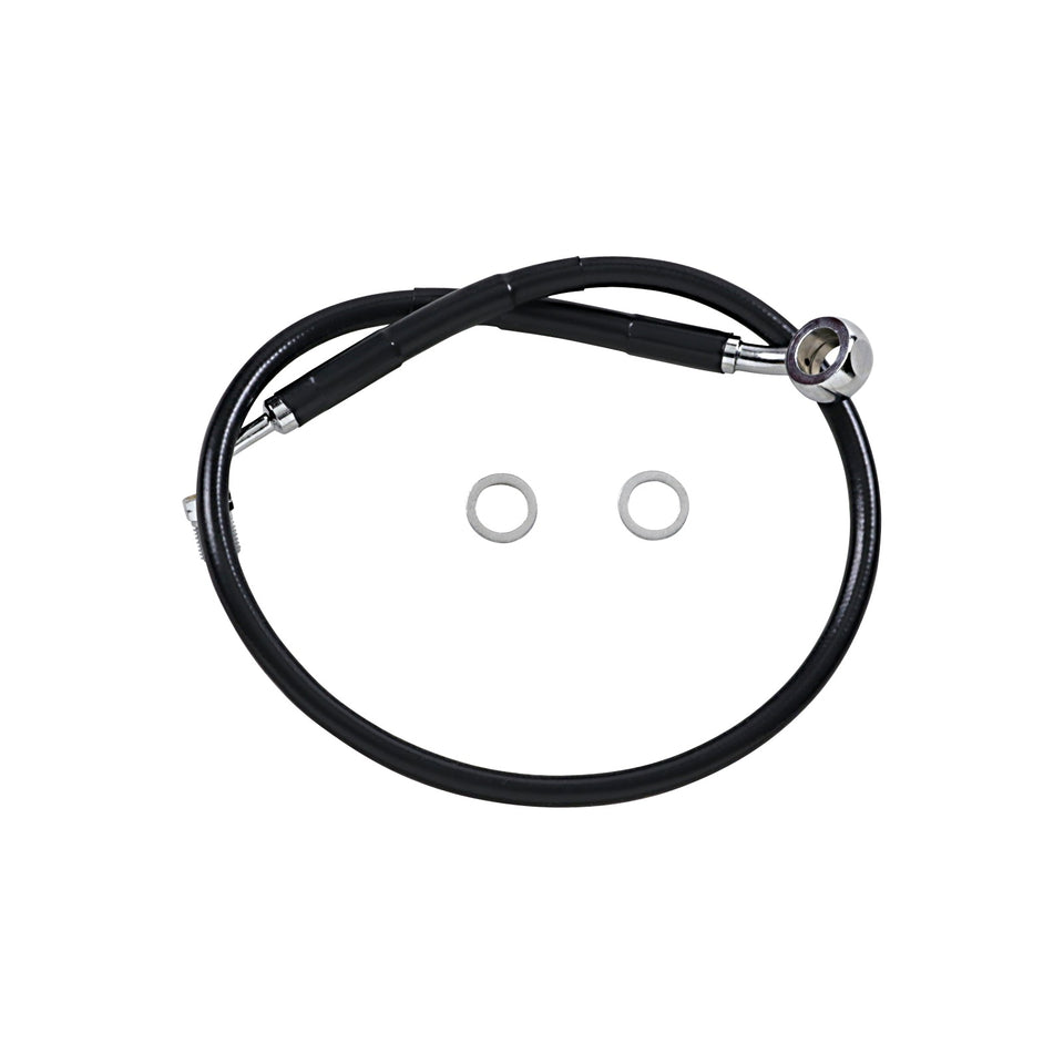 DRAG SPECIALTIES - BRAKE LINE - +2" - BLACK - '18-'23 SOFTAIL