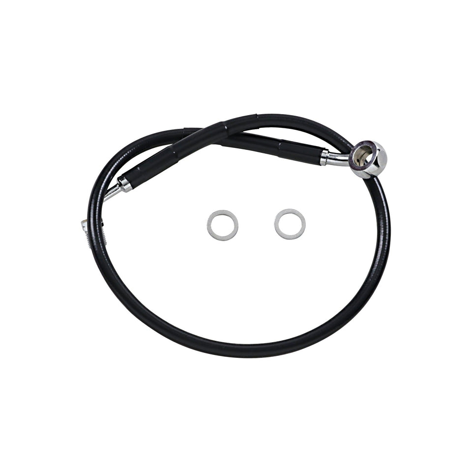 DRAG SPECIALTIES - BRAKE LINE - +2" - BLACK - '18-'23 SOFTAIL