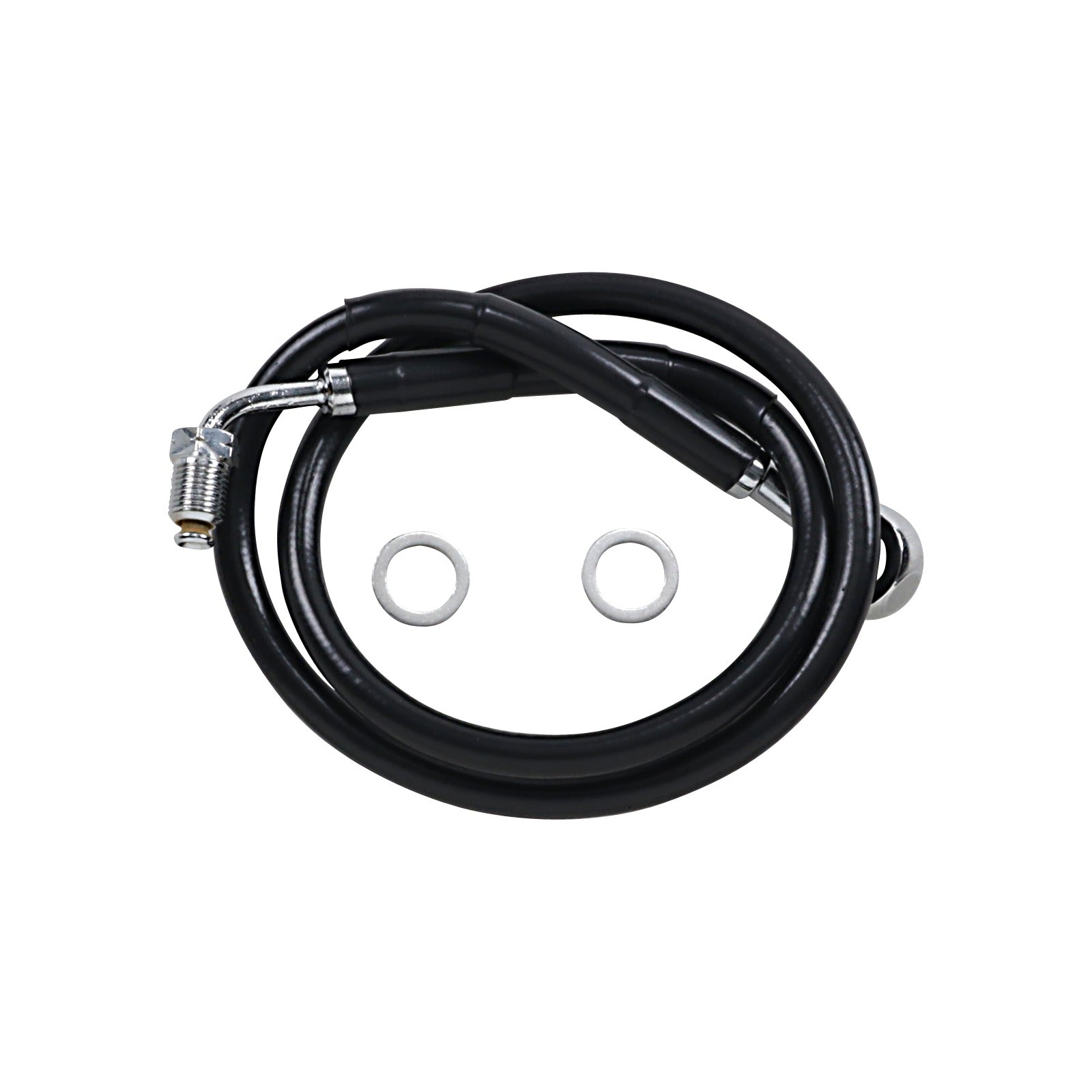 DRAG SPECIALTIES - BRAKE LINE - +6" - BLACK - '18-'23 SOFTAIL