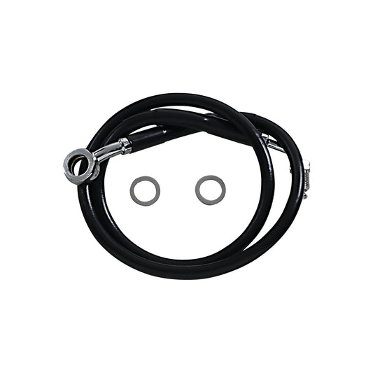 DRAG SPECIALTIES - BRAKE LINE - +8" - BLACK - '18-'23 SOFTAIL