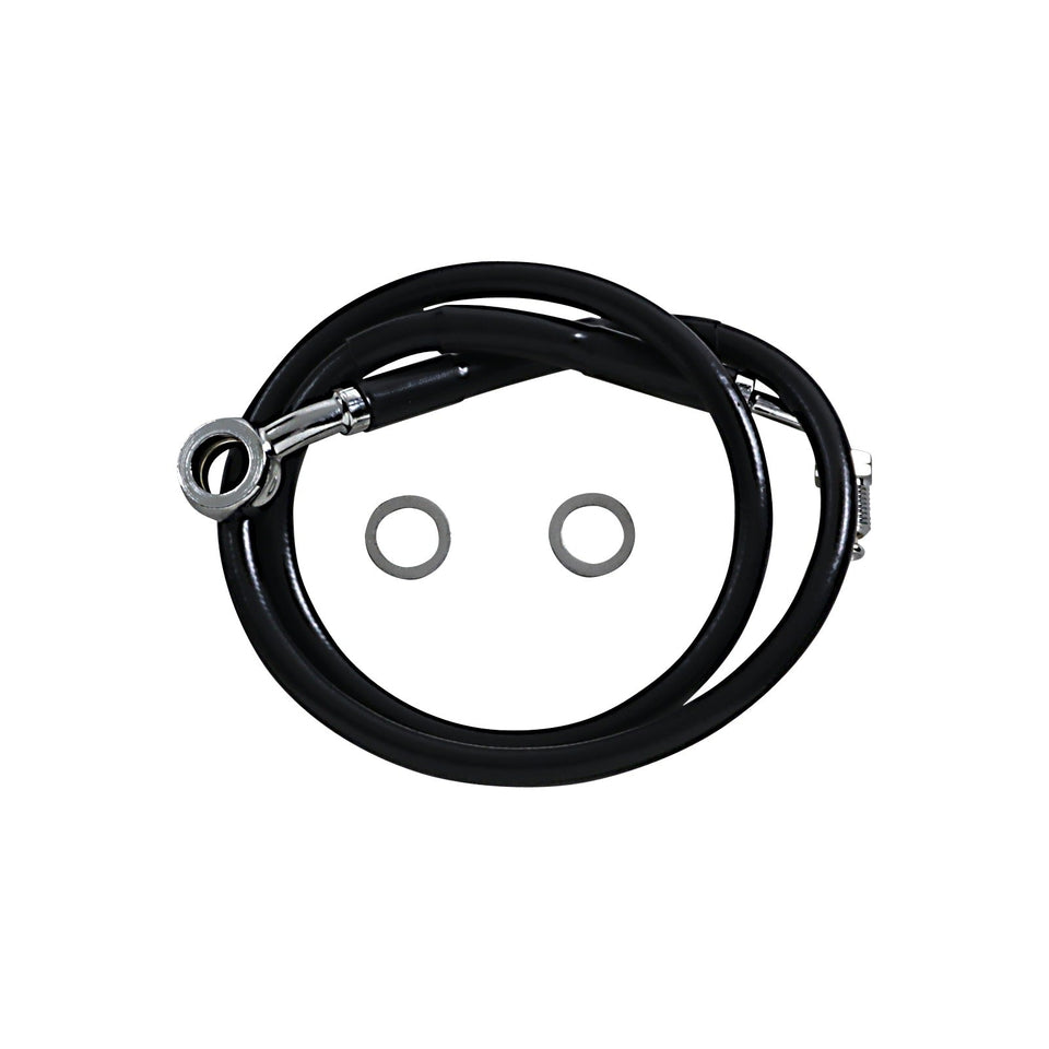 DRAG SPECIALTIES - BRAKE LINE - +8" - BLACK - '18-'23 SOFTAIL
