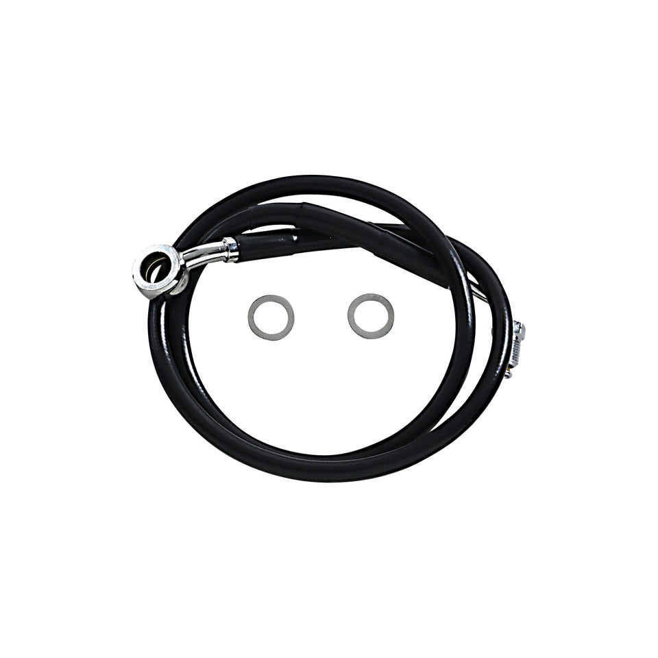 DRAG SPECIALTIES - BRAKE LINE - +10" - BLACK - '18-'23 SOFTAIL