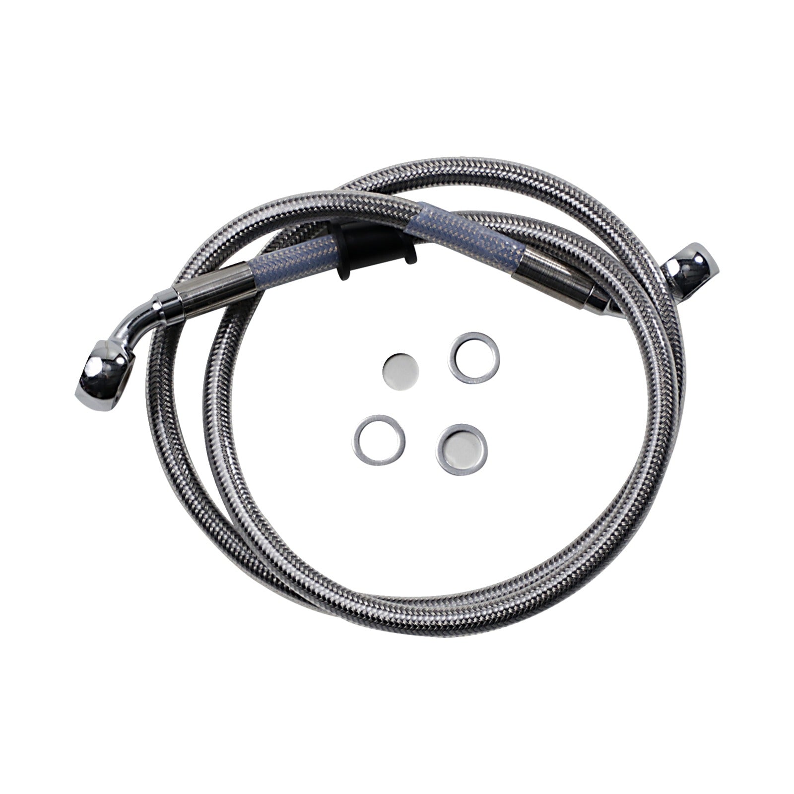 DRAG SPECIALTIES - BRAKE LINE - FRONT (UPPER) - STAINLESS STEEL