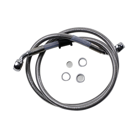 DRAG SPECIALTIES - BRAKE LINE - FRONT (UPPER) - STAINLESS STEEL