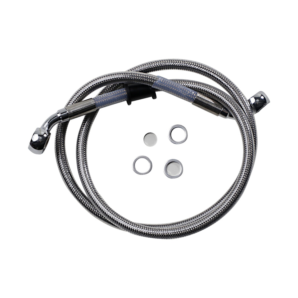 DRAG SPECIALTIES - BRAKE LINE - FRONT (UPPER) - STAINLESS STEEL