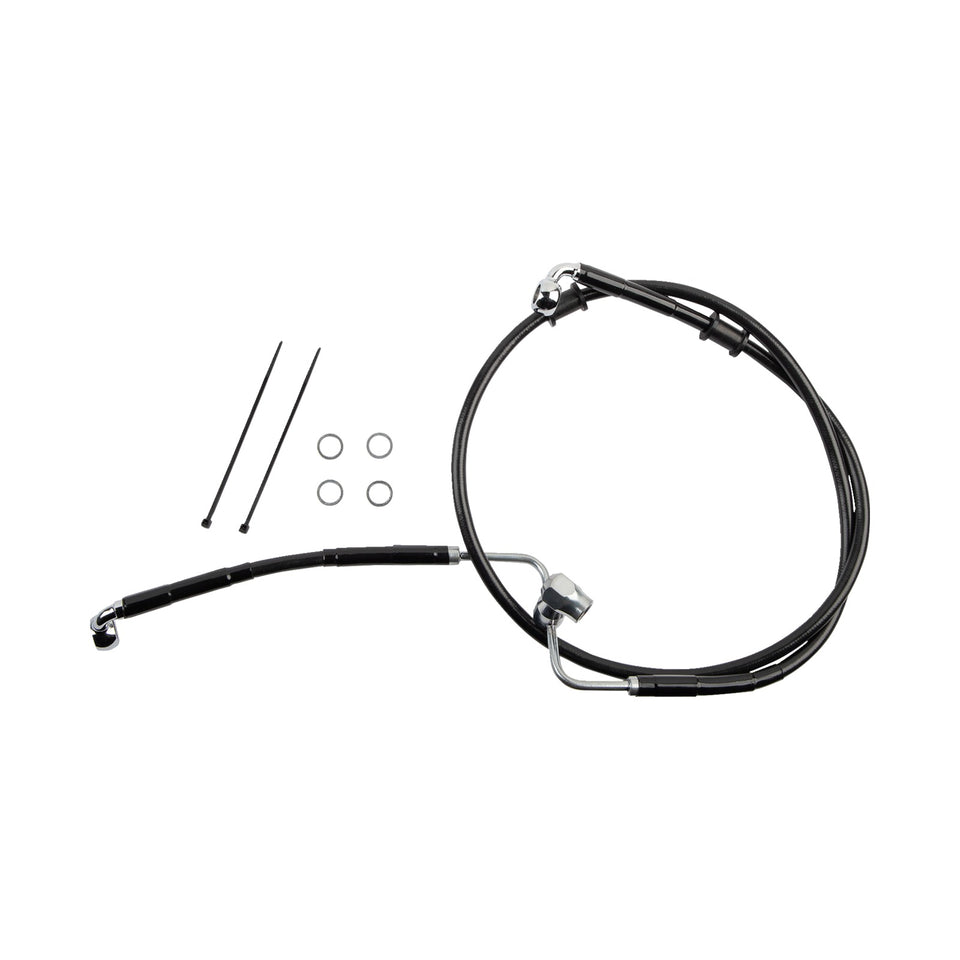 DRAG SPECIALTIES - BRAKE LINE - REAR - ABS - STAINLESS STEEL